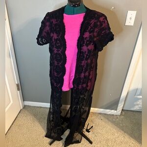 Black Lace Overpiece